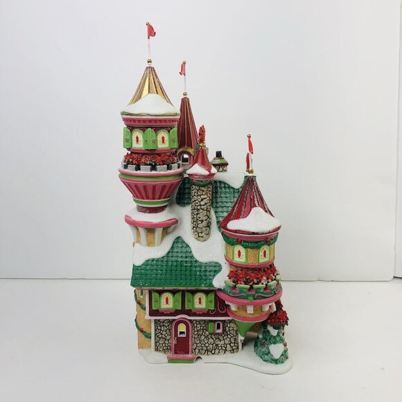 Department 56 Poinsettia Palace 56796 Christmas Village House Castle Decor READ! - Picture 5 of 12